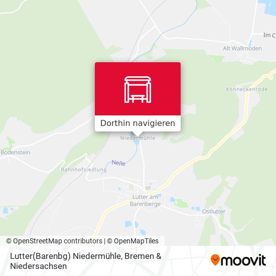 Lutter(Barenbg) Niedermühle Karte