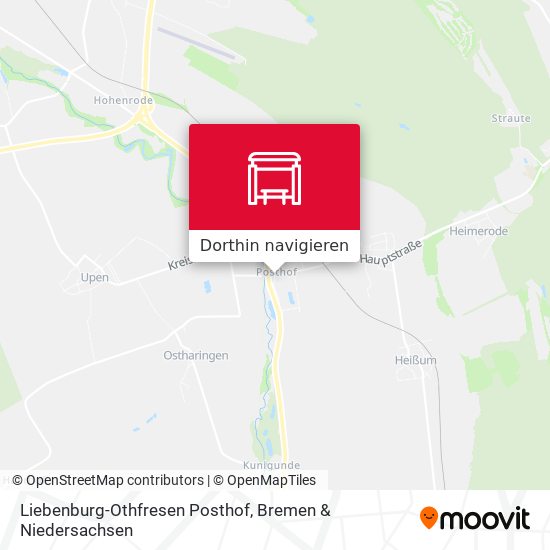 Liebenburg-Othfresen Posthof Karte