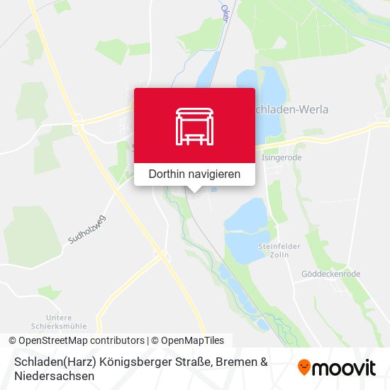 Schladen(Harz) Königsberger Straße Karte
