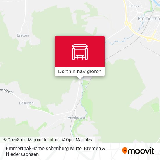 Emmerthal-Hämelschenburg Mitte Karte