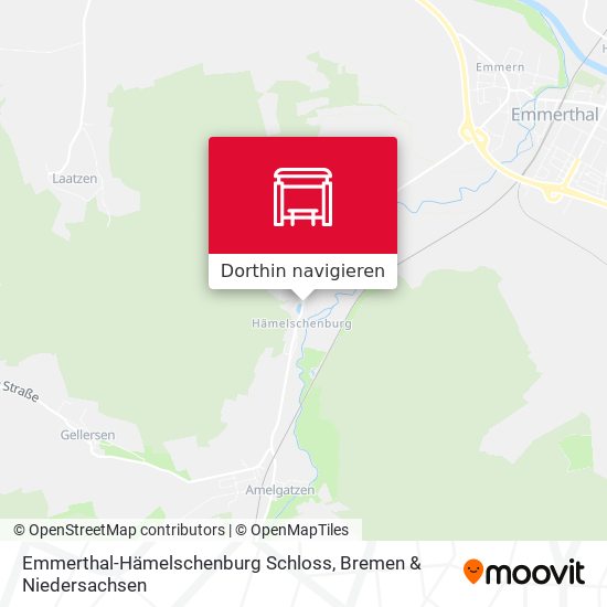 Emmerthal-Hämelschenburg Schloss Karte
