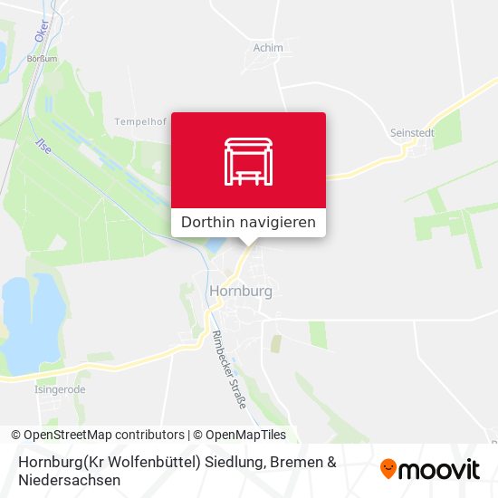 Hornburg(Kr Wolfenbüttel) Siedlung Karte