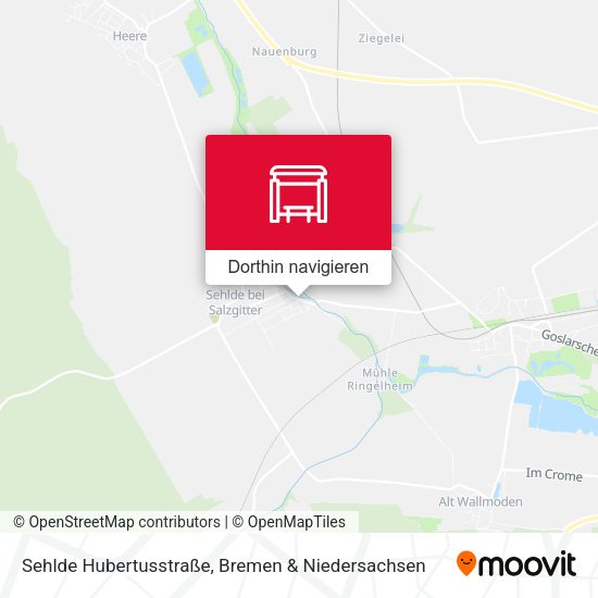 Sehlde Hubertusstraße Karte