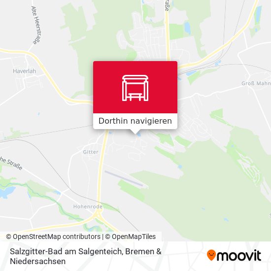 Salzgitter-Bad am Salgenteich Karte