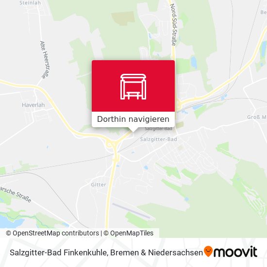 Salzgitter-Bad Finkenkuhle Karte