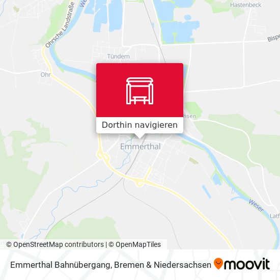 Emmerthal Bahnübergang Karte
