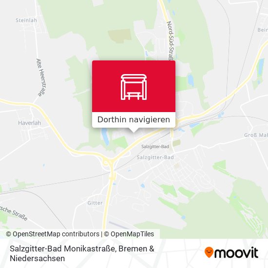 Salzgitter-Bad Monikastraße Karte