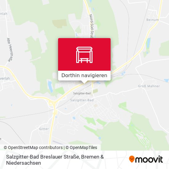 Salzgitter-Bad Breslauer Straße Karte