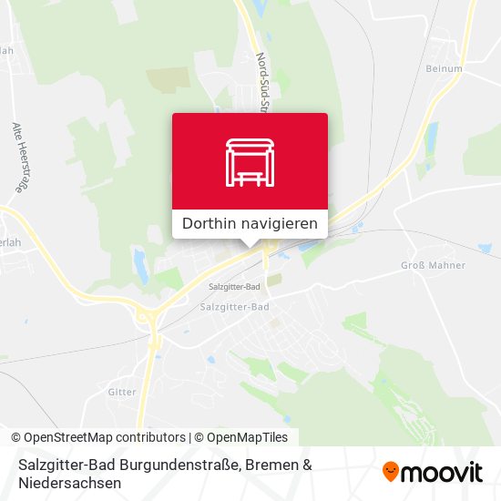 Salzgitter-Bad Burgundenstraße Karte