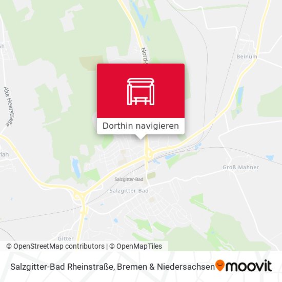Salzgitter-Bad Rheinstraße Karte