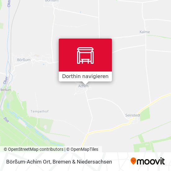 Börßum-Achim Ort Karte