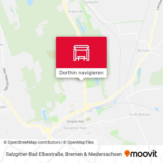 Salzgitter-Bad Elbestraße Karte