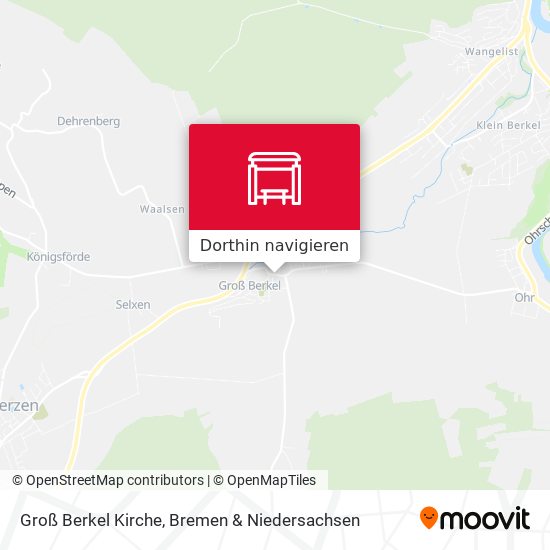 Groß Berkel Kirche Karte