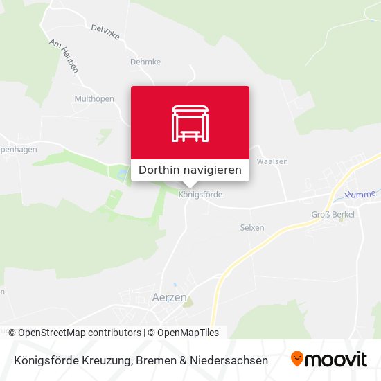 Königsförde Kreuzung Karte