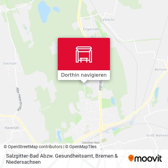 Salzgitter-Bad Abzw. Gesundheitsamt Karte