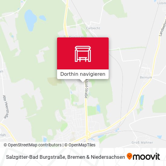 Salzgitter-Bad Burgstraße Karte