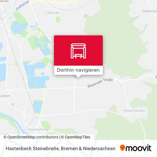 Hastenbeck Steinebreite Karte