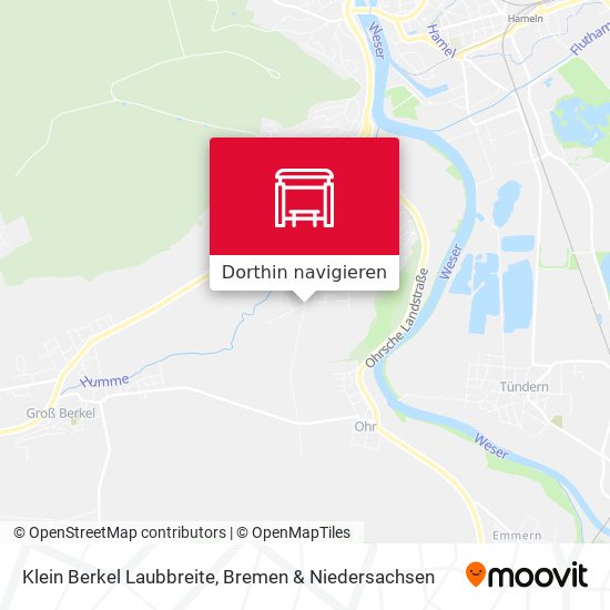 Klein Berkel Laubbreite Karte