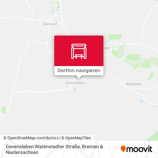 Gevensleben Watenstedter Straße Karte