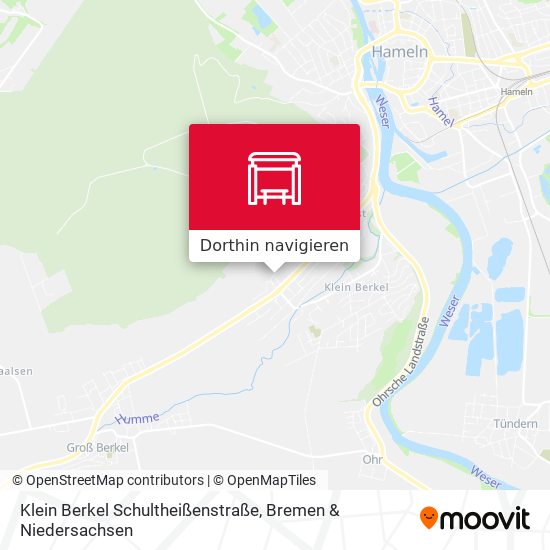 Klein Berkel Schultheißenstraße Karte