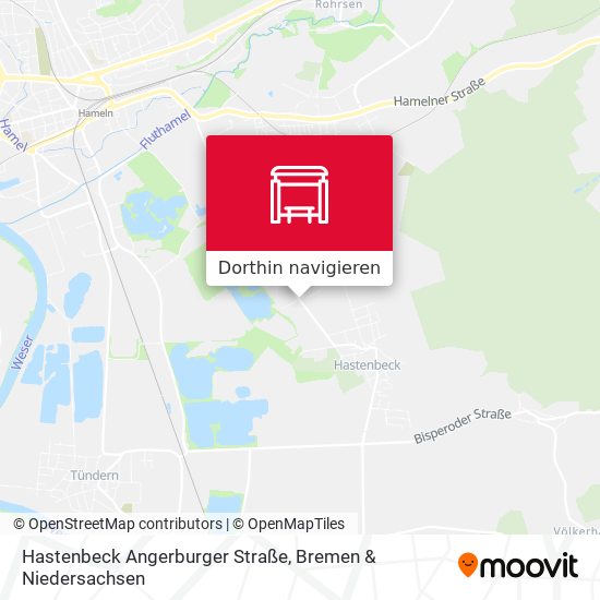 Hastenbeck Angerburger Straße Karte