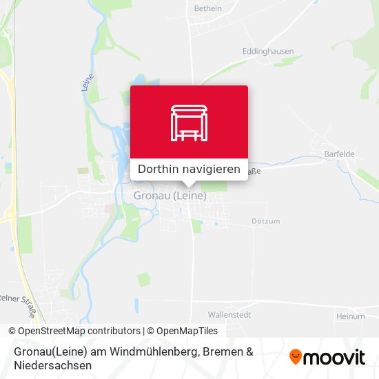 Gronau(Leine) am Windmühlenberg Karte