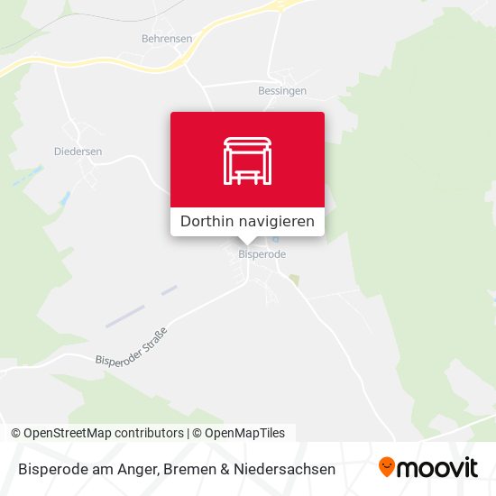 Bisperode am Anger Karte