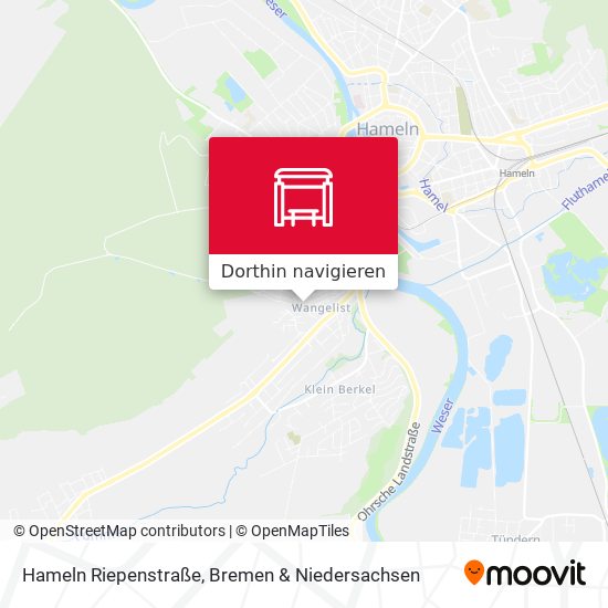 Hameln Riepenstraße Karte