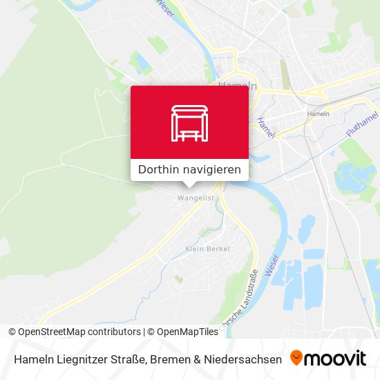Hameln Liegnitzer Straße Karte