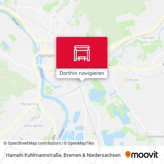 Hameln Kuhlmannstraße Karte