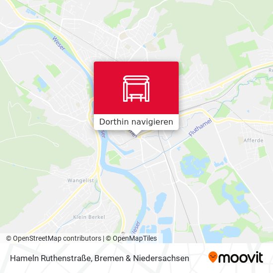 Hameln Ruthenstraße Karte