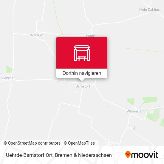 Uehrde-Barnstorf Ort Karte