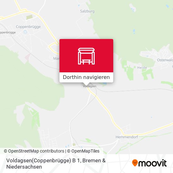 Voldagsen(Coppenbrügge) B 1 Karte