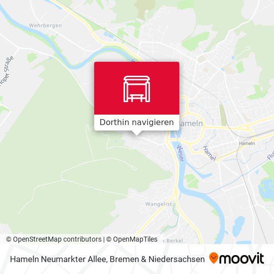 Hameln Neumarkter Allee Karte