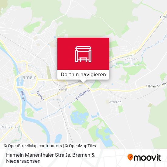 Hameln Marienthaler Straße Karte