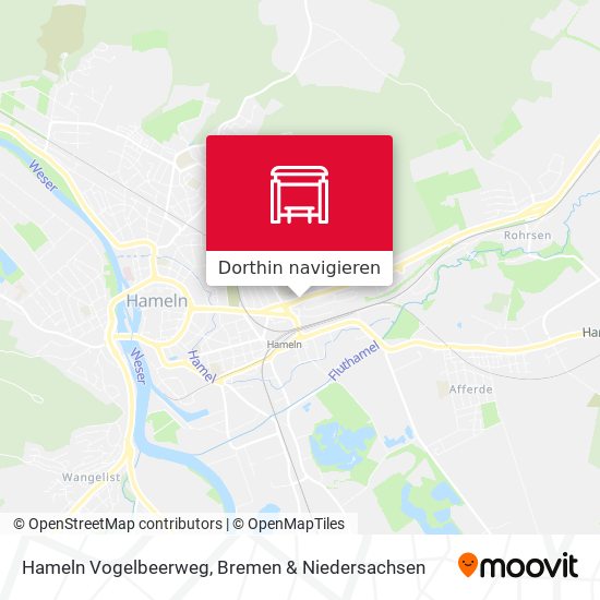 Hameln Vogelbeerweg Karte