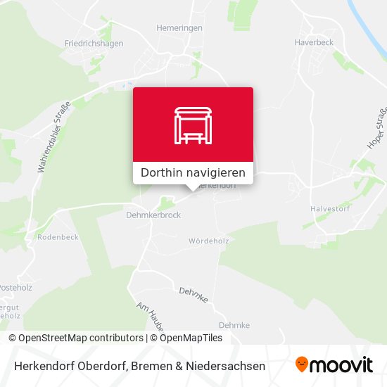 Herkendorf Oberdorf Karte