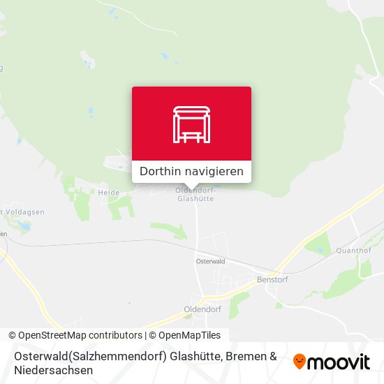 Osterwald(Salzhemmendorf) Glashütte Karte