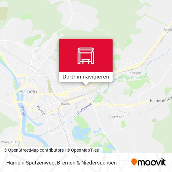 Hameln Spatzenweg Karte