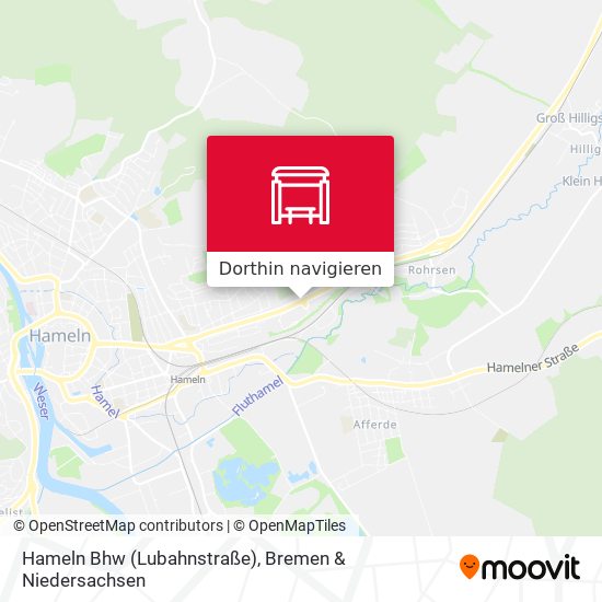 Hameln Bhw (Lubahnstraße) Karte