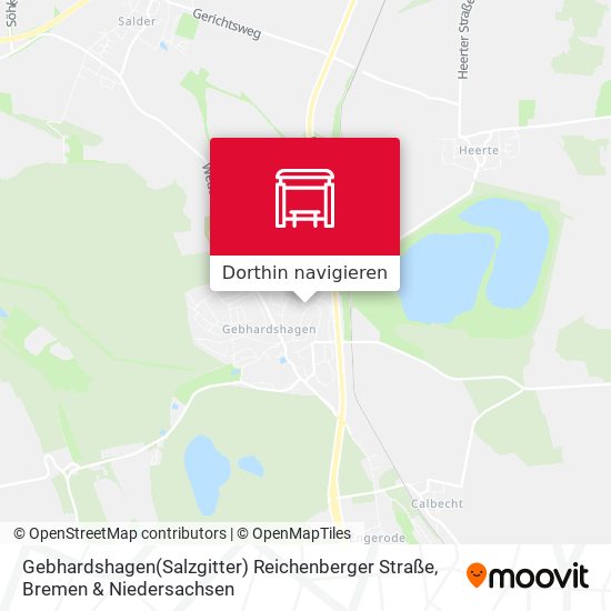 Gebhardshagen(Salzgitter) Reichenberger Straße Karte