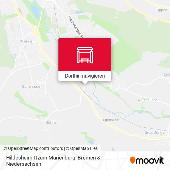 Hildesheim-Itzum Marienburg Karte