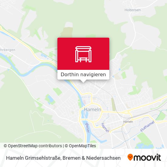 Hameln Grimsehlstraße Karte