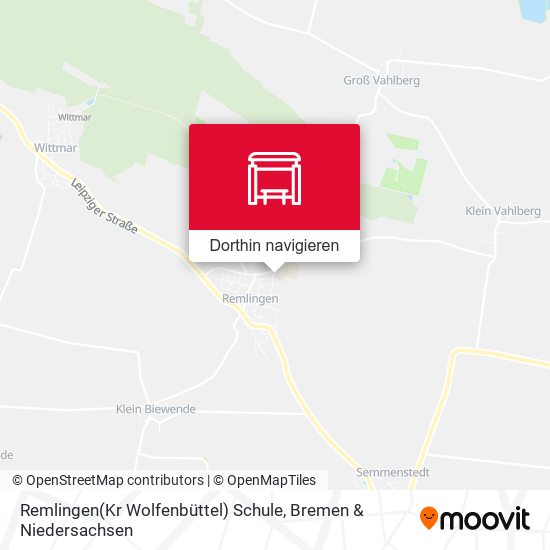 Remlingen(Kr Wolfenbüttel) Schule Karte
