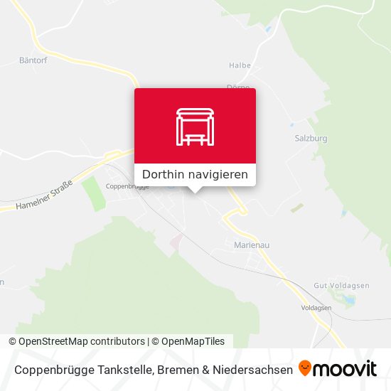 Coppenbrügge Tankstelle Karte