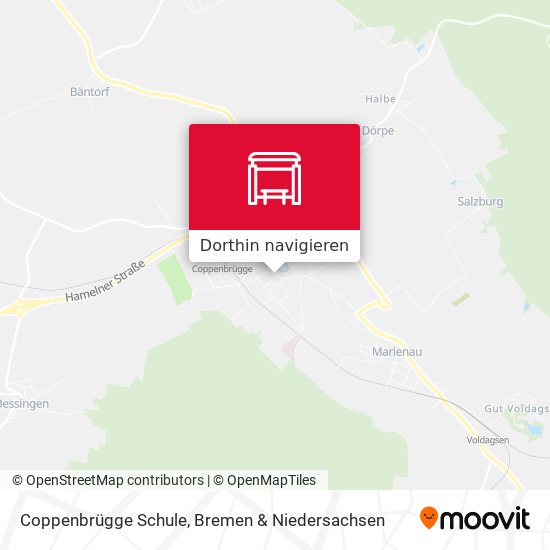 Coppenbrügge Schule Karte