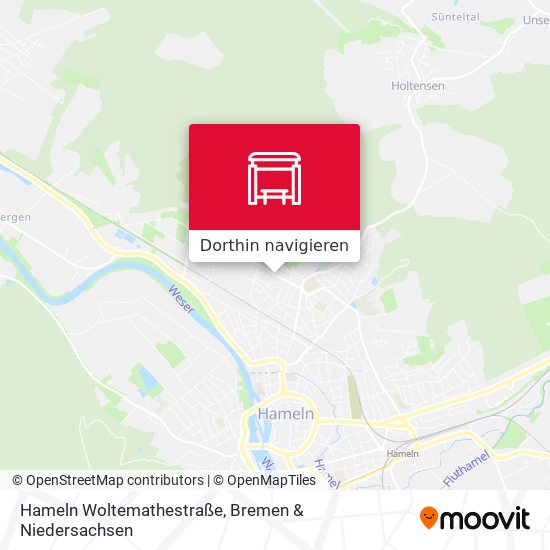Hameln Woltemathestraße Karte