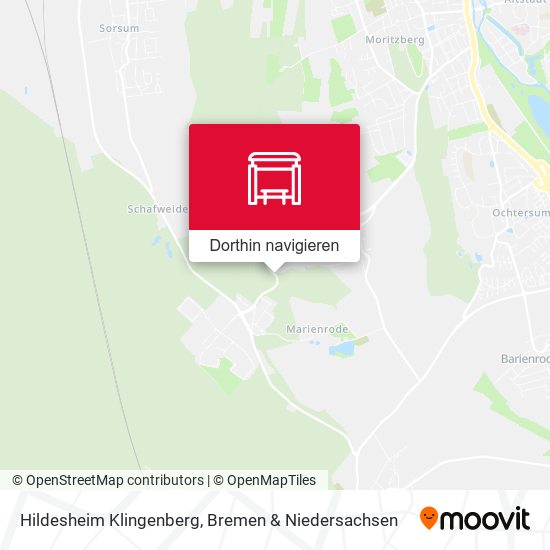 Hildesheim Klingenberg Karte