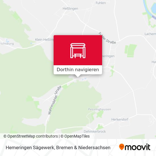 Hemeringen Sägewerk Karte