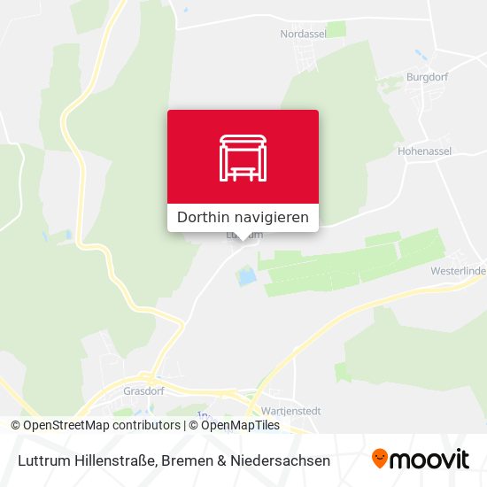 Luttrum Hillenstraße Karte